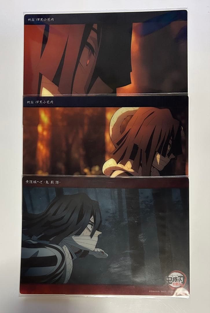 鬼滅の刃 伊黒小芭内 ビッグクリアカード9枚セット