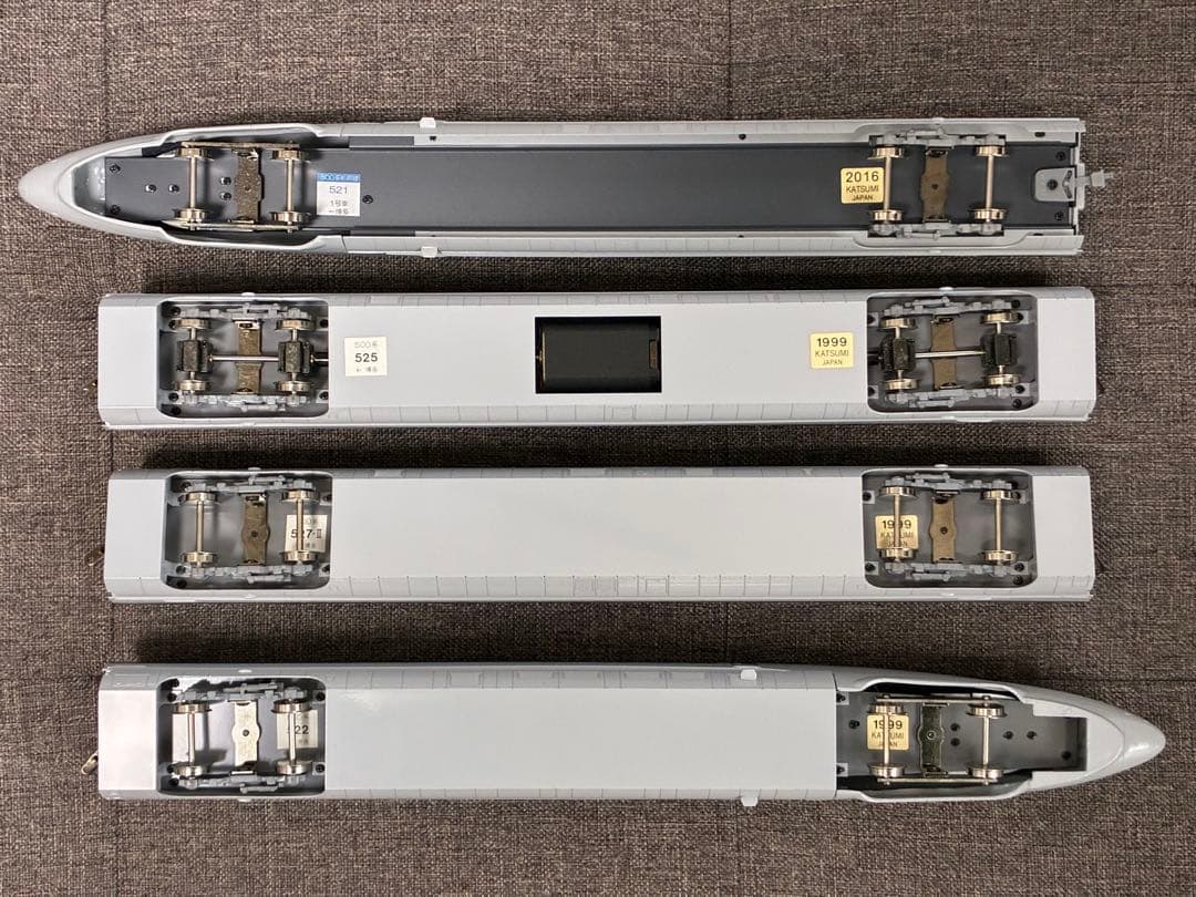 カツミ KTM 500系 新幹線 のぞみ 5両セット（製造年混成）