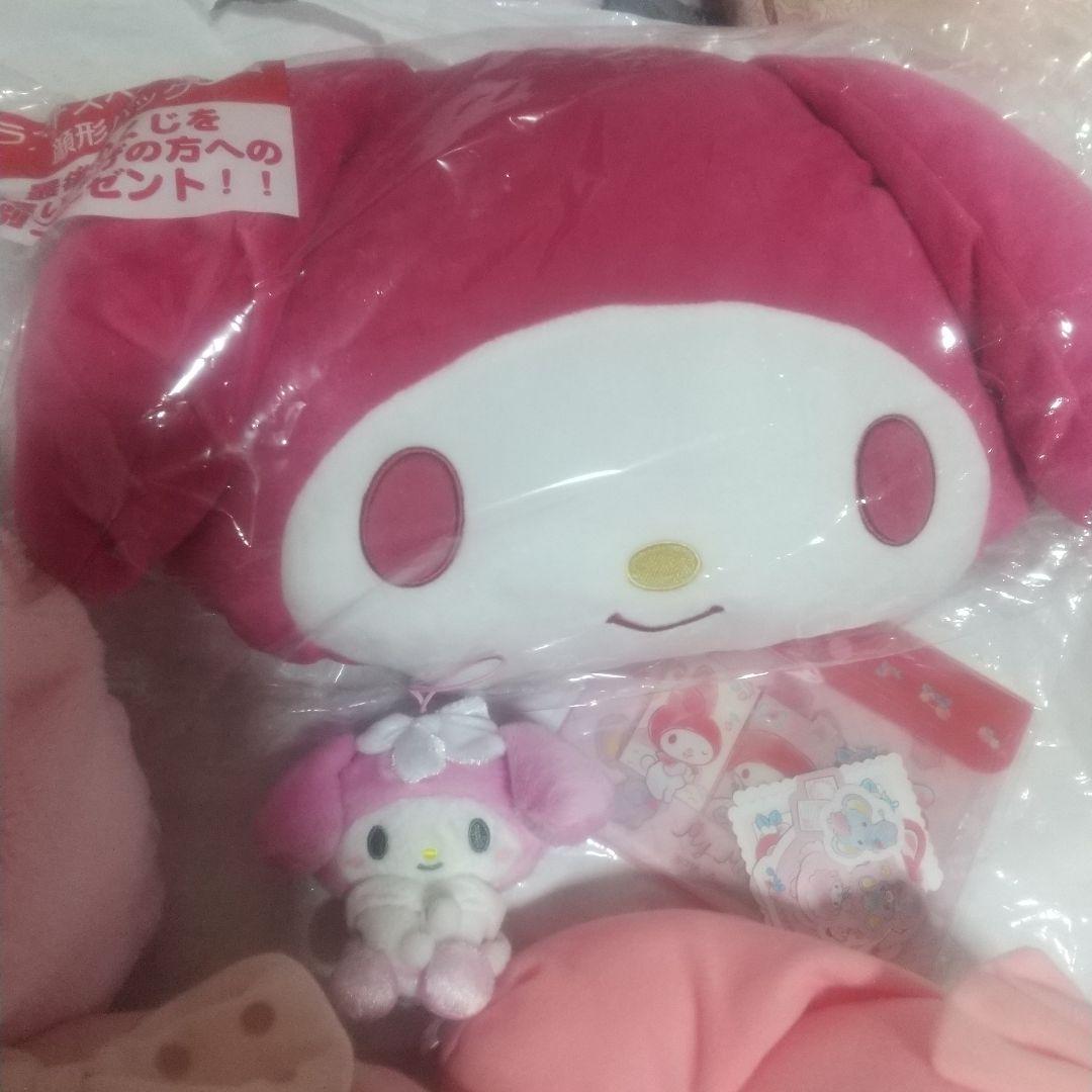 おねがいマイメロディ サンリオくじ ラストワン賞 顔型バッグ ぬいぐるみ クロミ