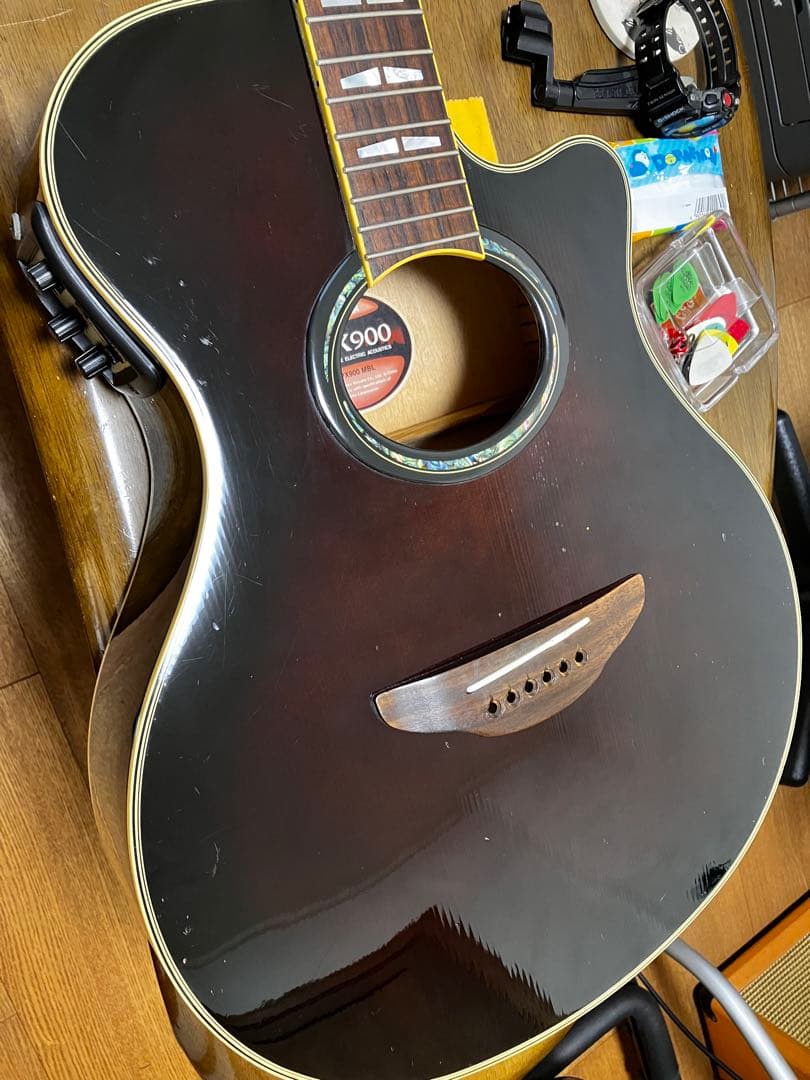 YAMAHA APX900MBL 中古　ハードケース付き　エレアコ