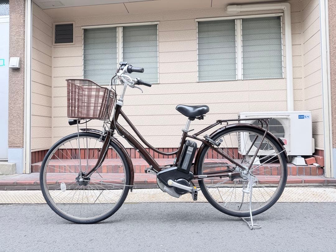 大阪府　ブリヂストン　 電動アシスト自転車 ブラウン　26インチ