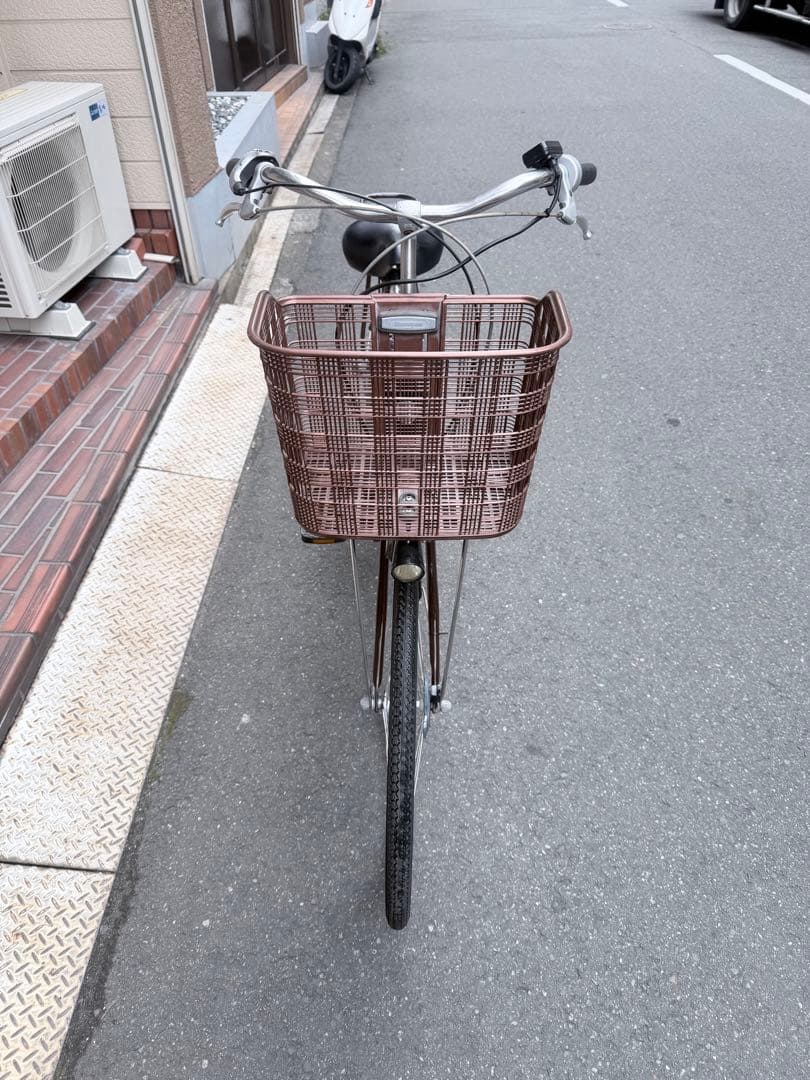 大阪府　ブリヂストン　 電動アシスト自転車 ブラウン　26インチ
