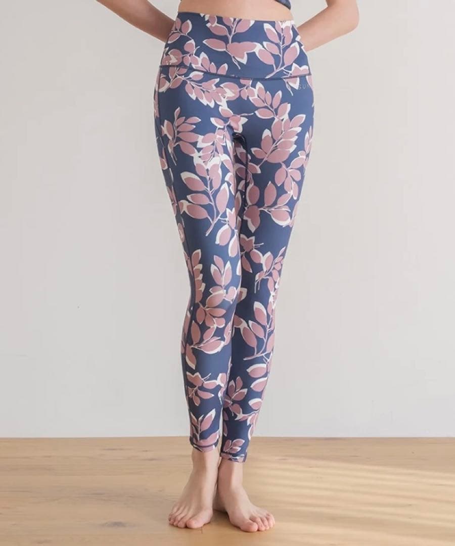 SUKALAリーフバイカラータンクトップ&レギンス S