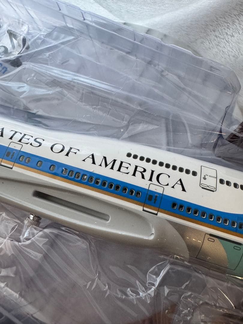 46cm ボーイング747 大統領専用機 エアフォースワン 模型 1：160