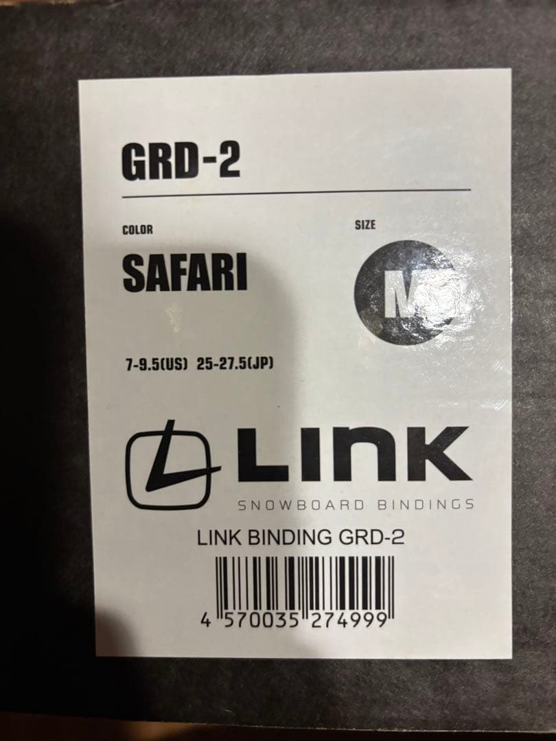 【新品未使用】LINK GRD-2 21-22 ビンディング M
