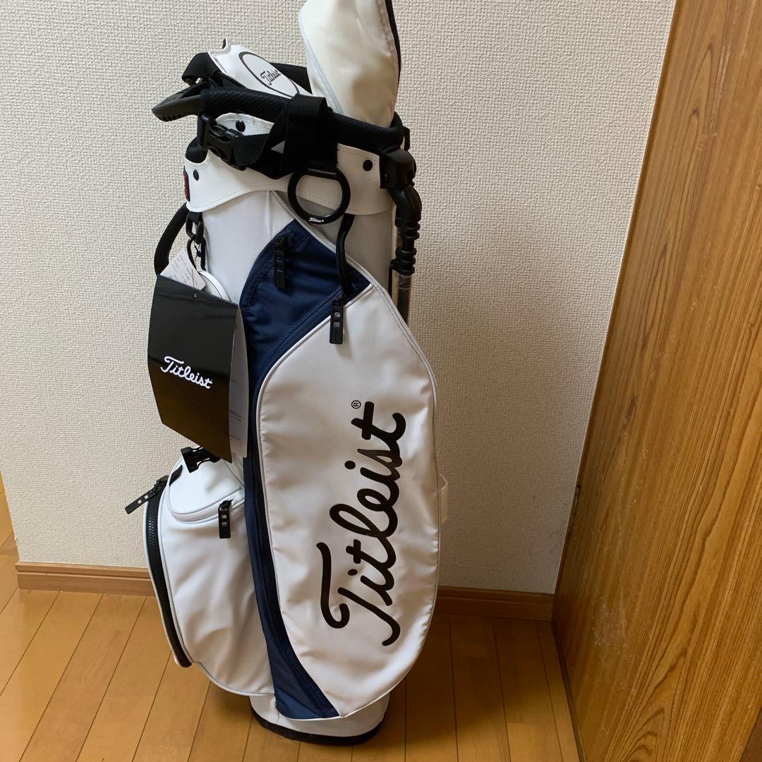 Titleist キャディバッグ ホワイト/ネイビー