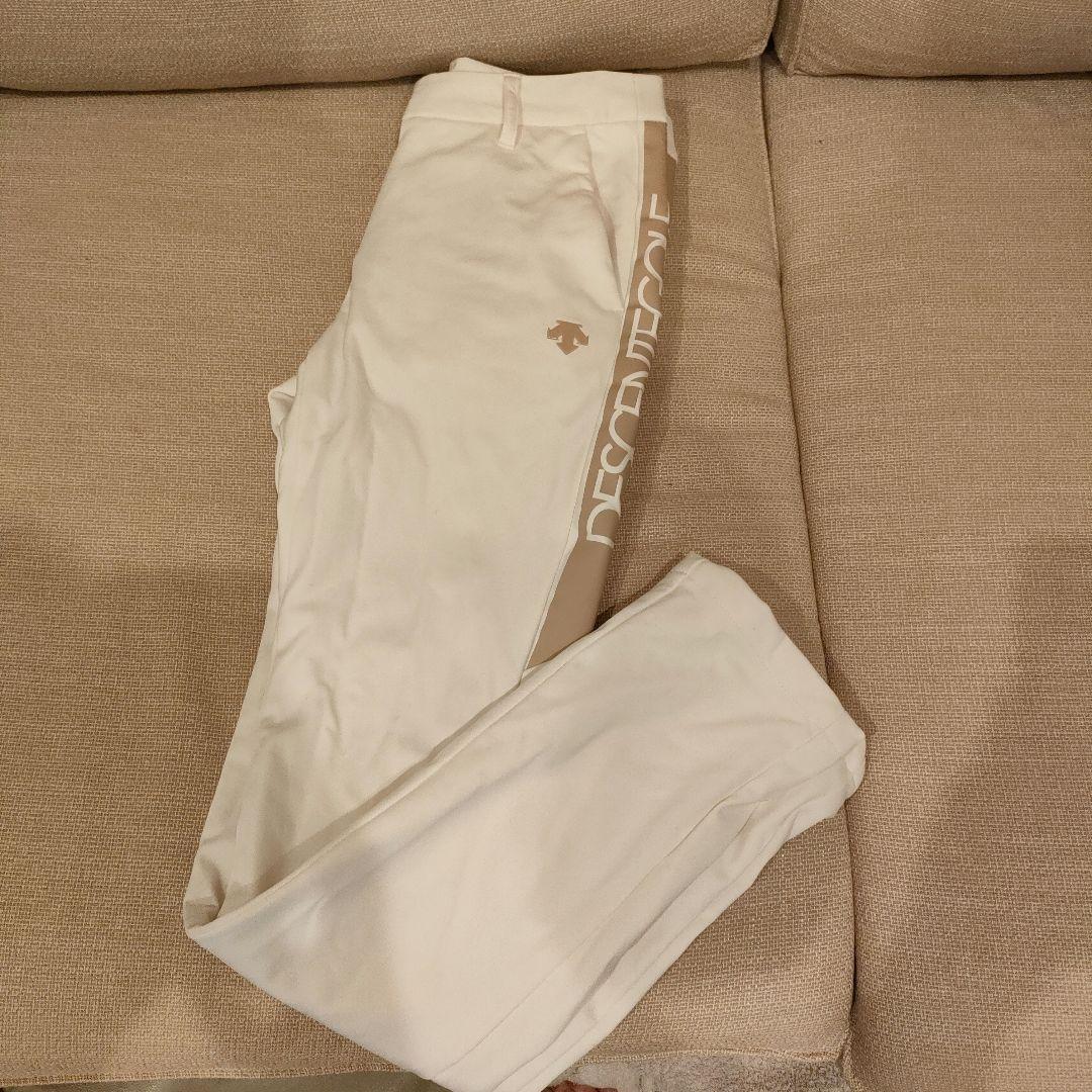 秋冬DESCENTE レディース ゴルフパンツ ホワイト