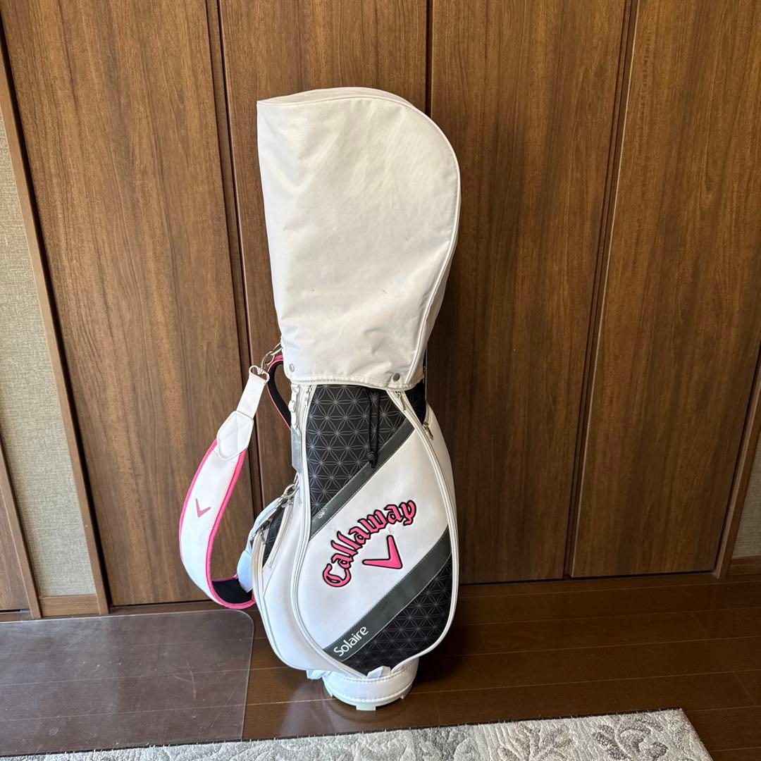 Callaway キャディバッグ ホワイト/ブラック/ピンク