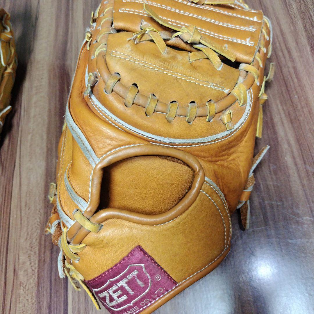 軟式用グローブ、ローリングス、ZETTファーストミット2点セットまとめ売り