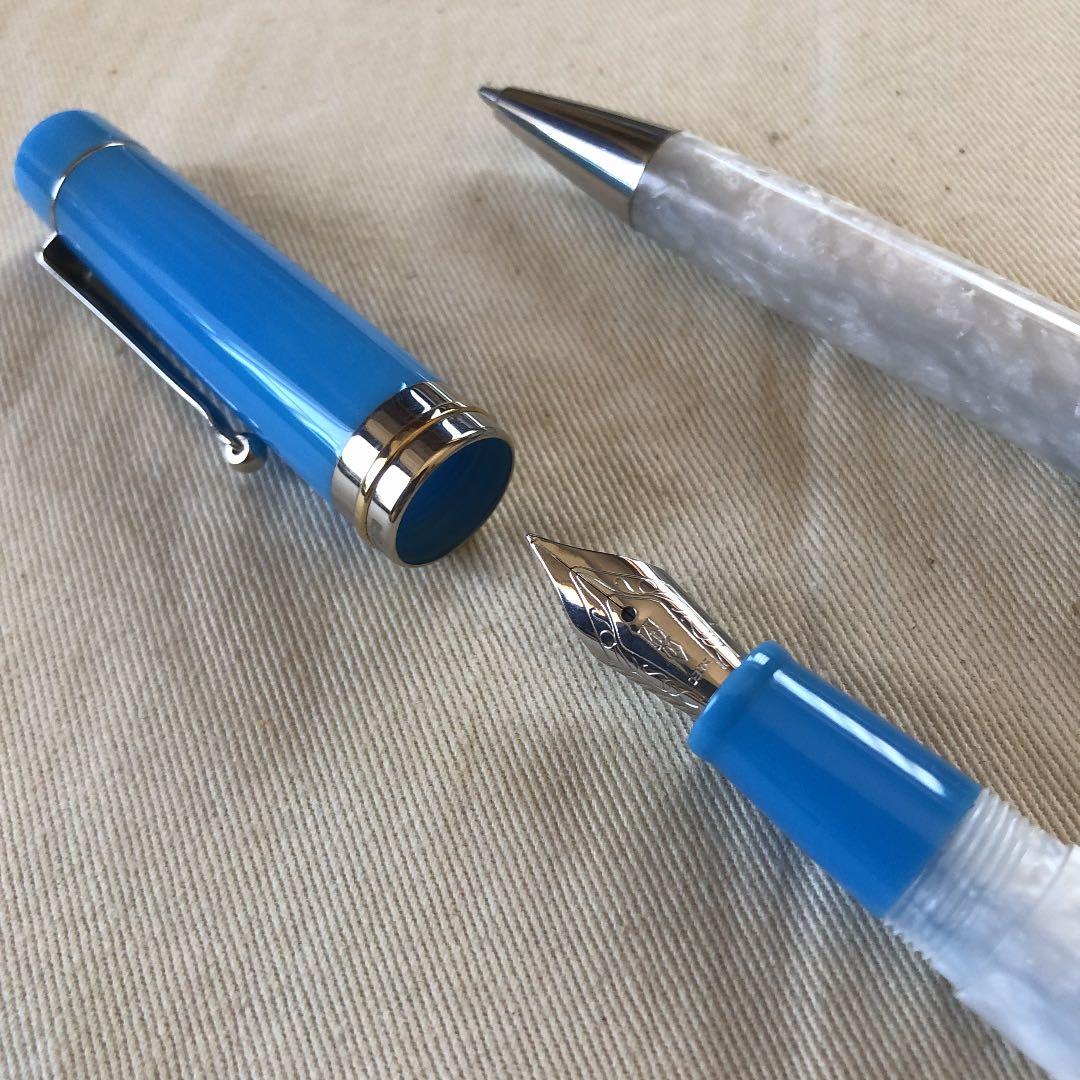 デルタ　ビンテージ　インシエーメ　万年筆・ボールペンのセット