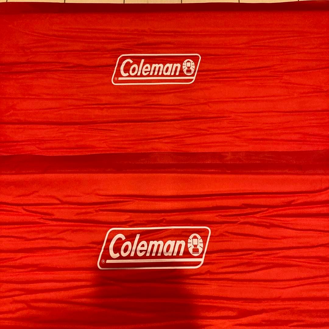 未使用　直営店限定　コールマン　インフレーターマットダブル 赤