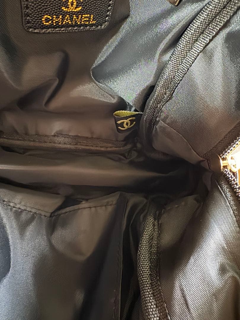 CHANEL シャネル リュック バッグ パック 黒色ノベルティ