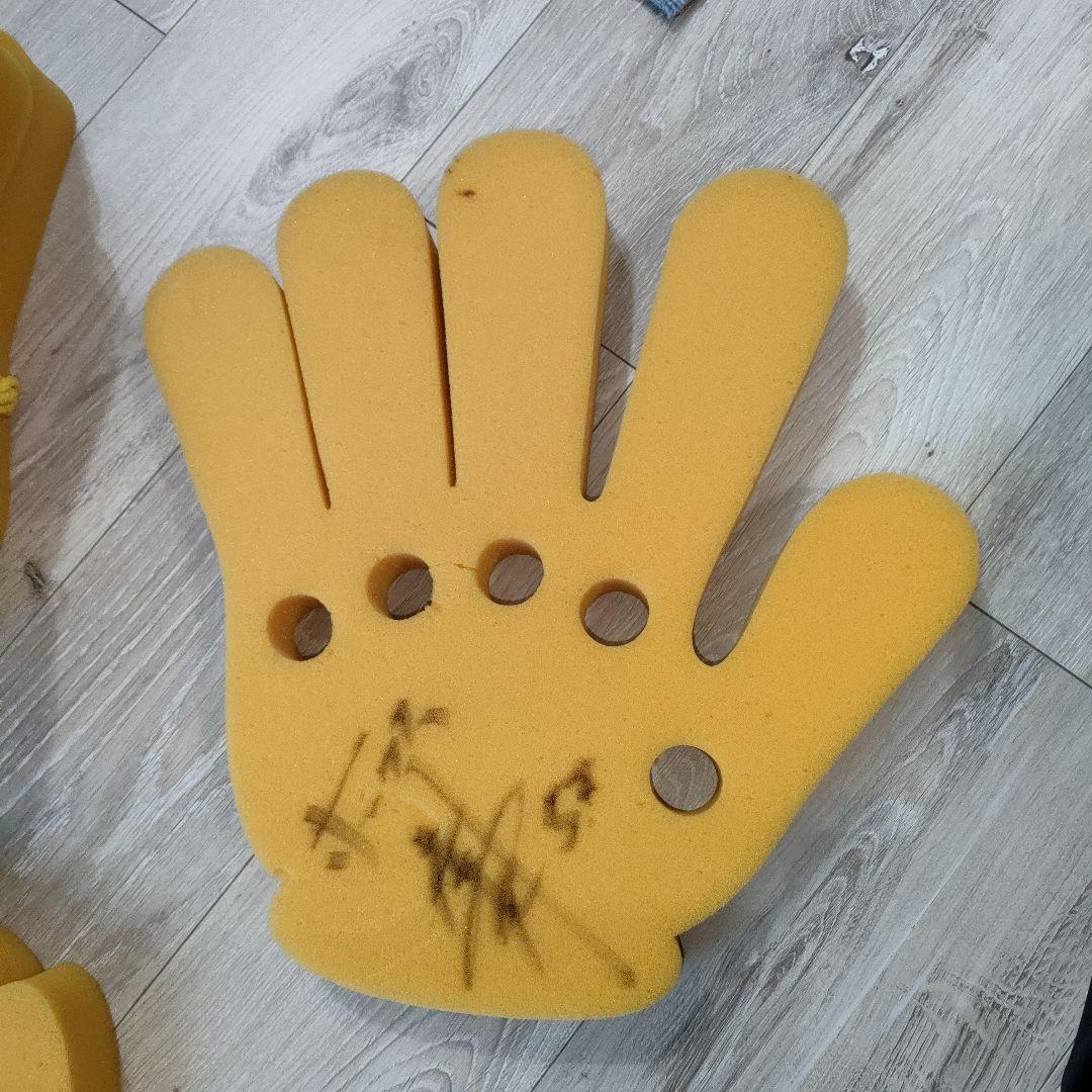 ソフトバンク初年度(選手サイン入)ビッグハンド６個セット