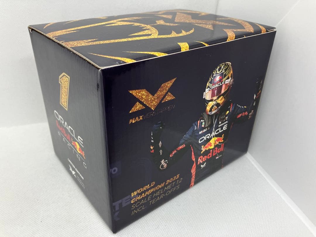 ★1/2 ヘルメット★M.フェルスタッペン★2023 F1ワールドチャンピオン★