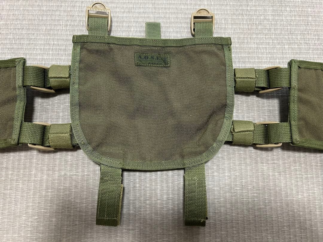 サバゲー ミリタリー A.O.S.E 迷彩 チェストリグ パーツ　未使用品