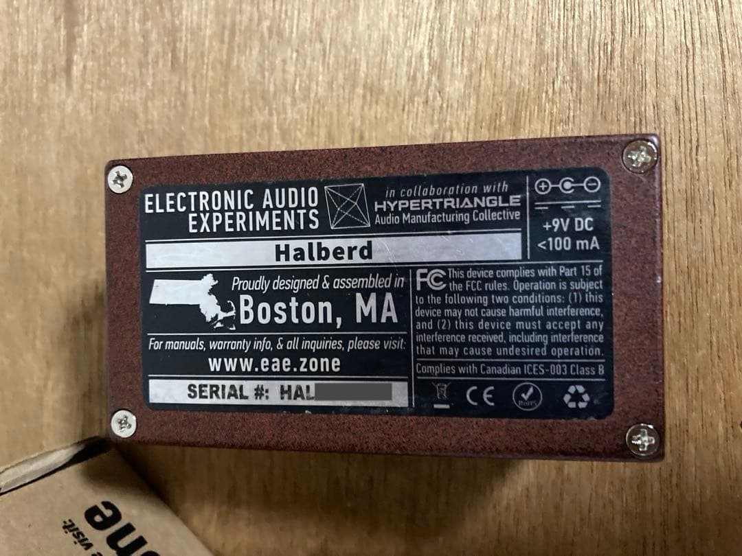 ギター ELECTRONIC AUDIO EXPERIMENTS EAE Halberd