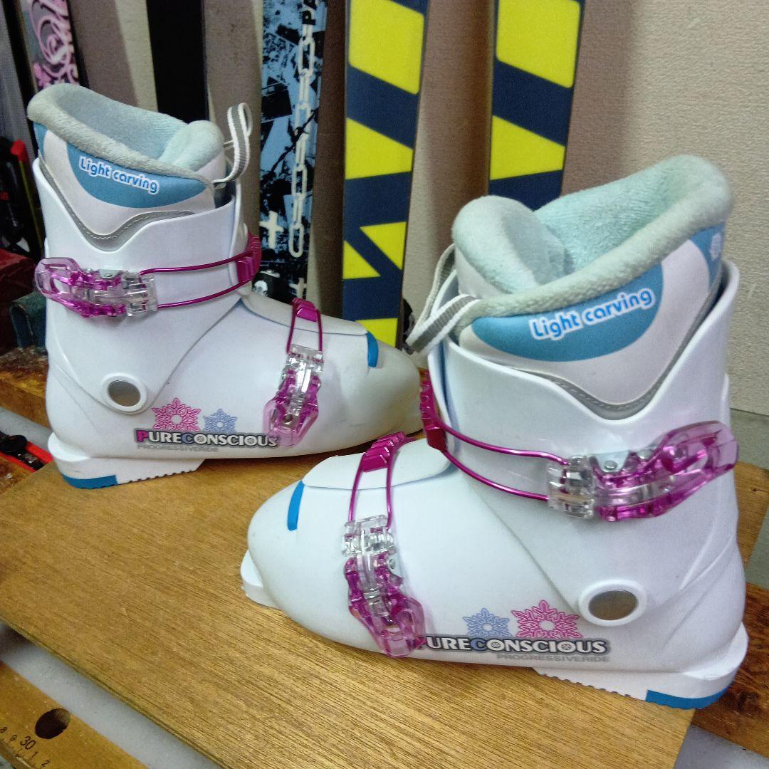 メンテナス済です 130cm/Rossignol スキーセット 靴24cm