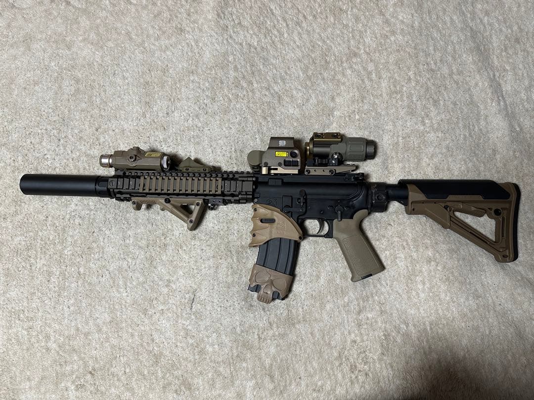 東京マルイ mk18 mod.1 ガスブローバック カスタム付 属品多数