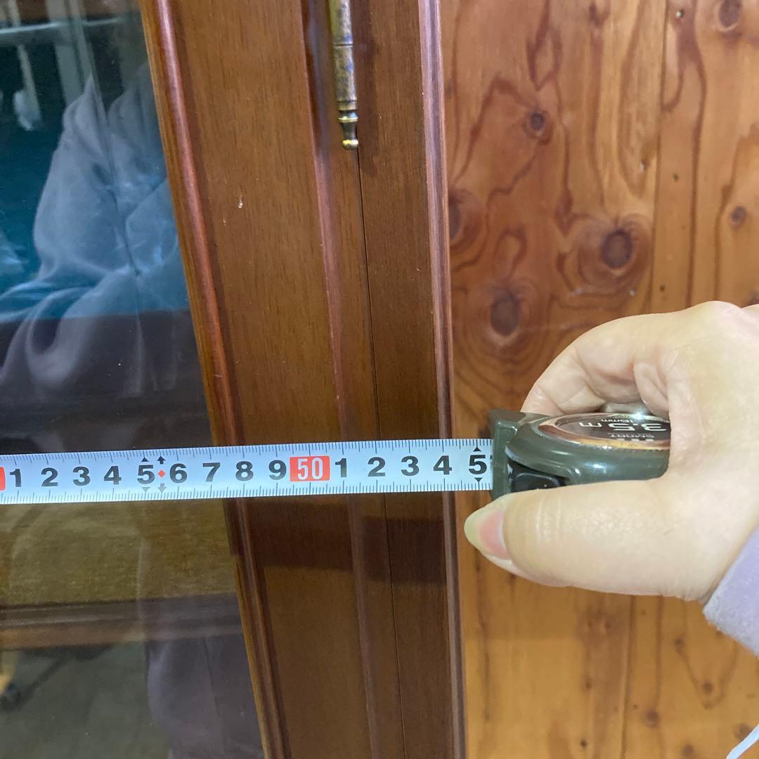 【希少】マルニ木工地中海シリーズのガラスキャビネット