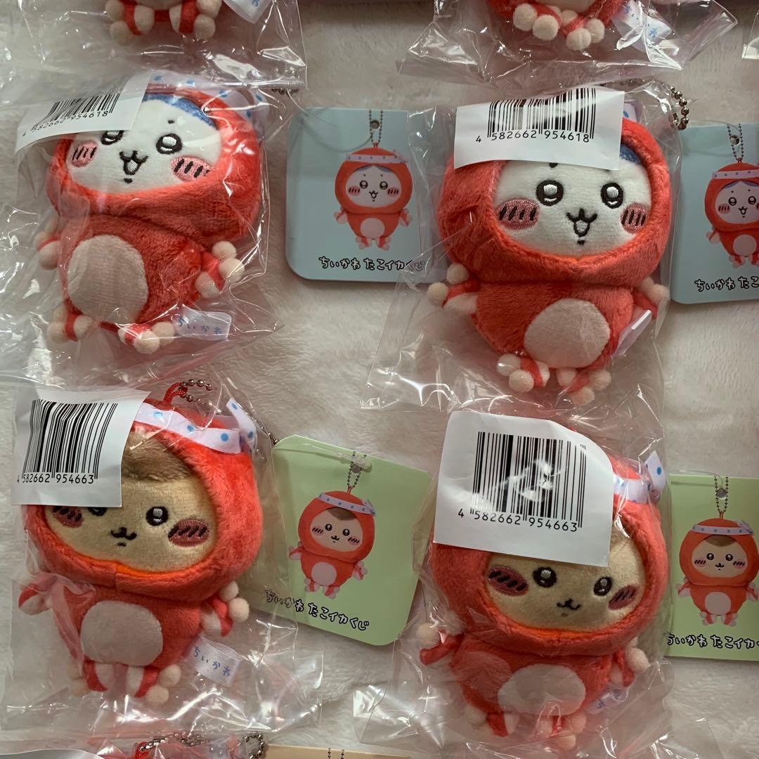 ちいかわ　たこイカくじ　D賞　たこイカマスコット　22点まとめ　セット