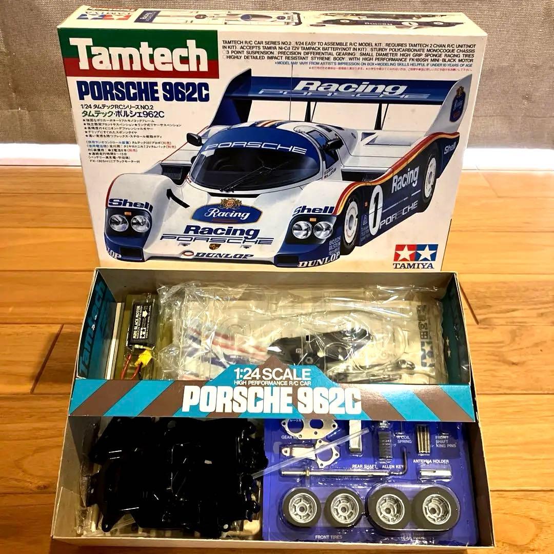 【希少】タミヤ タムテック・ポルシェ962C 1/24 RC未組立キット