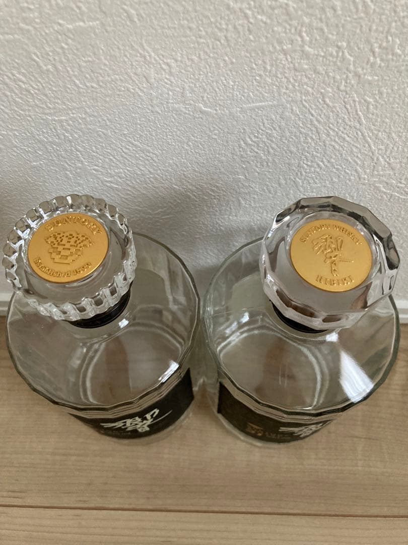 空き瓶　響　21年　旧ボトル　金ラベル　2本セット