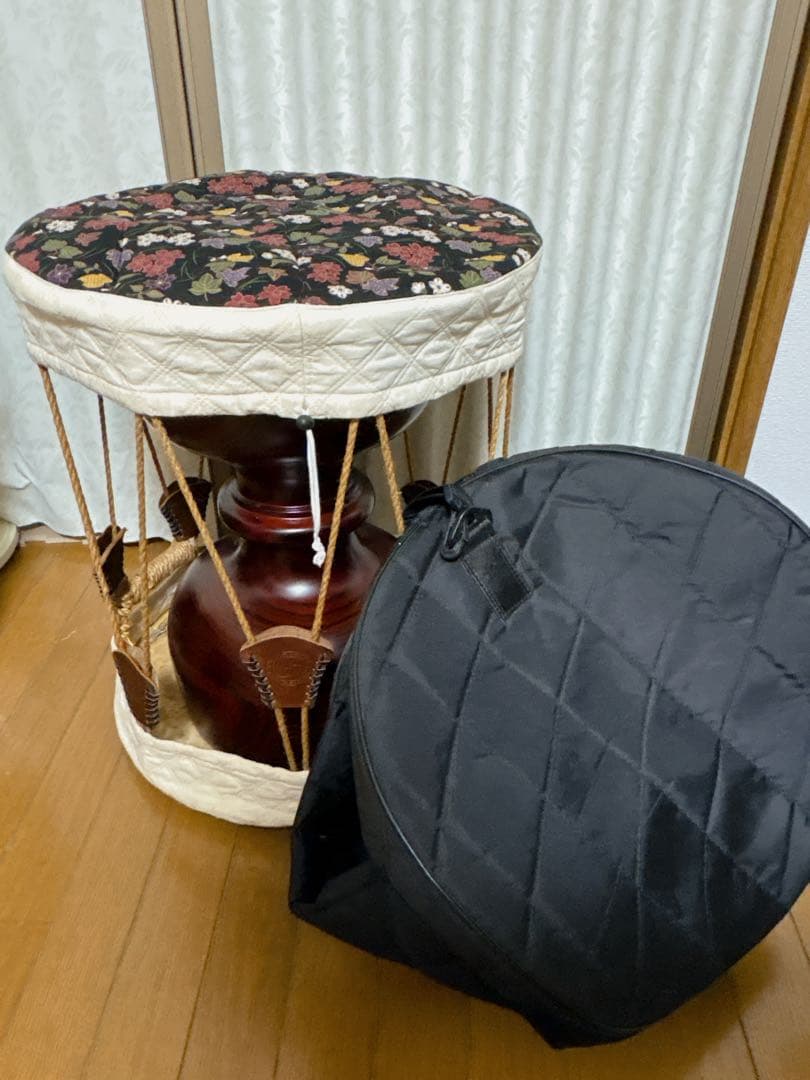 韓国の太鼓　チャング　チャンゴ　キャリーカバー、革保護カバーのおまけ付き