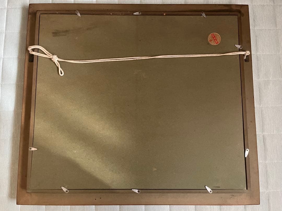 H. Okumura 油彩画 果物とワイン