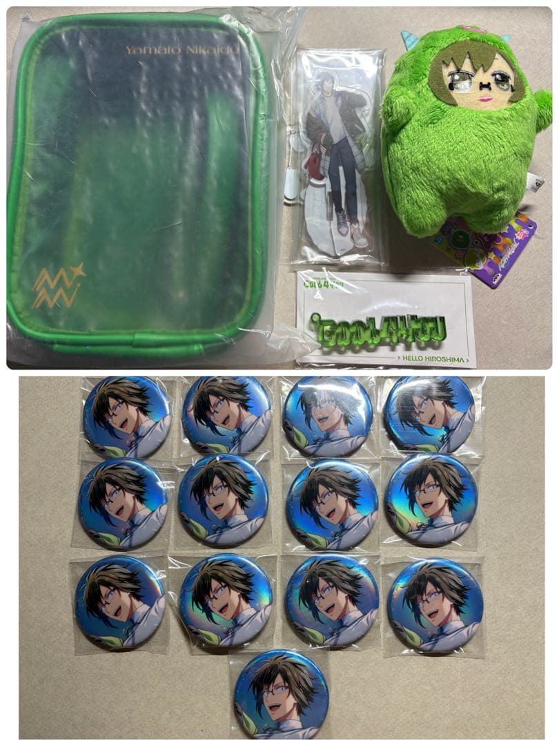 アイナナ アイドリッシュセブン 二階堂大和 ぬいぐるみ 窓付きポーチ アクスタ