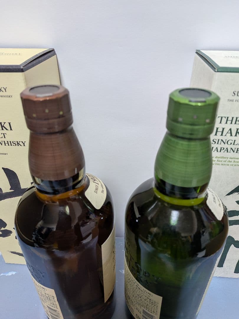 サントリー 山崎 NV、白州 NV、100周年記念ボトル2本セット。