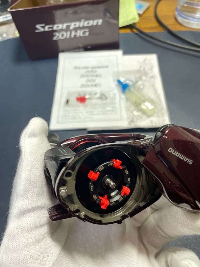 SHIMANO シマノScorpion 201HG ベイトリール　【美品】