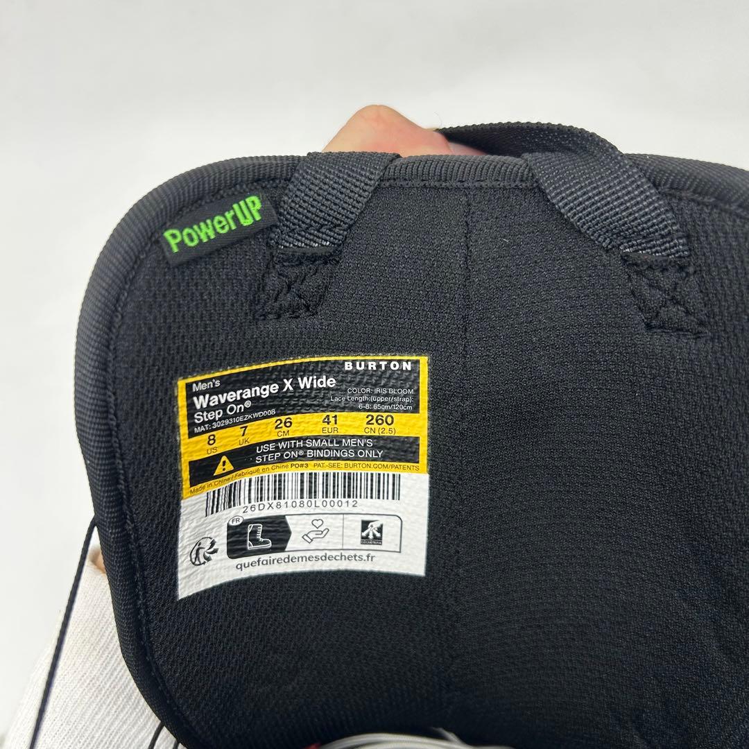 【新品】BURTON STEP ON WAVERANGE X WIDE 新モデル