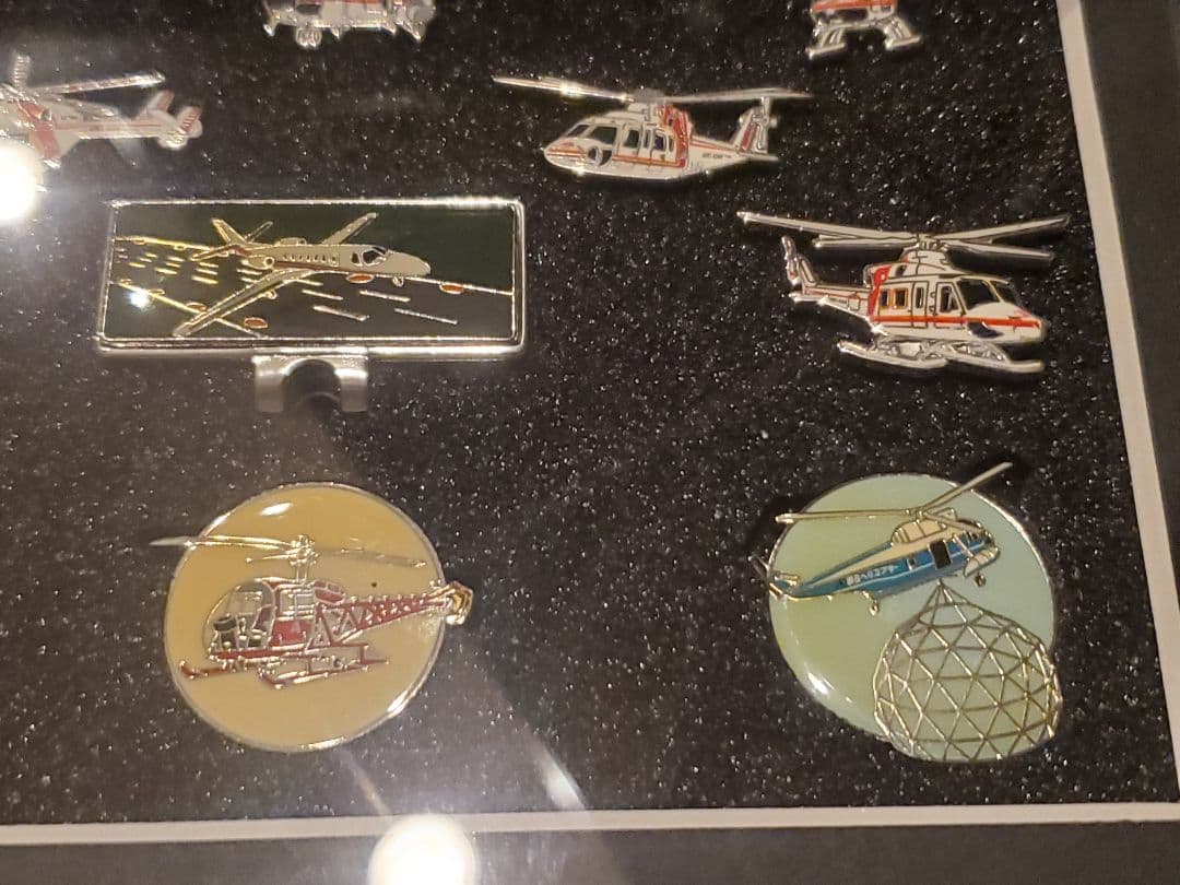 激レア限定★非売品★極美品ヘリコプター朝日航洋記念ピンバッチ2008ビンテージ