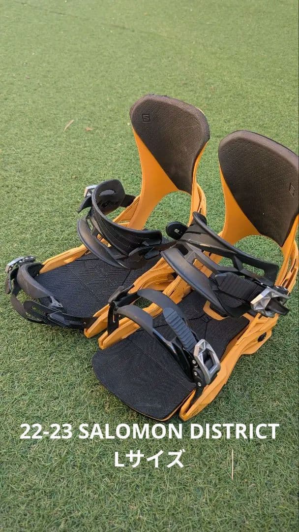 22-23 SALOMON DISTRICT　サイズ　スノーボード　ビンディング