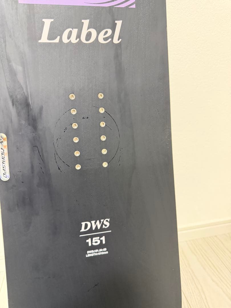 Death Label dws 151スノーボード ブラック