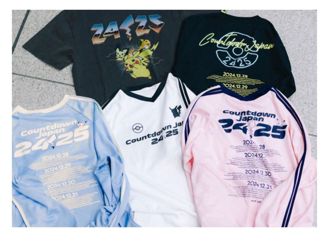 カウントダウンジャパン 24/25 Tシャツ ポケモン ピカチュウ