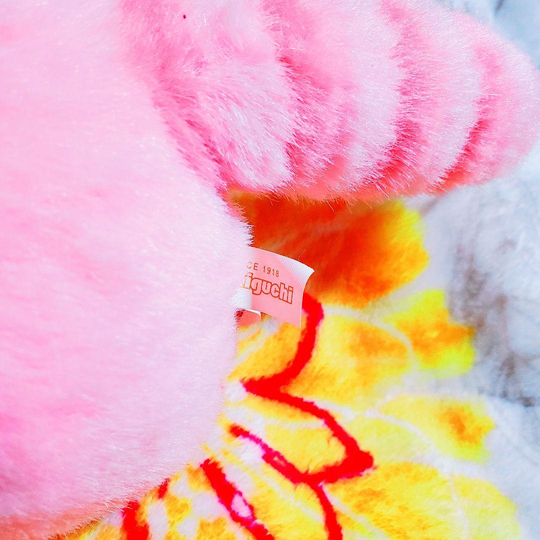 希少 セキグチ あらいぐまラスカル ぬいぐるみ ラスカル 桜色 ピンク レトロ