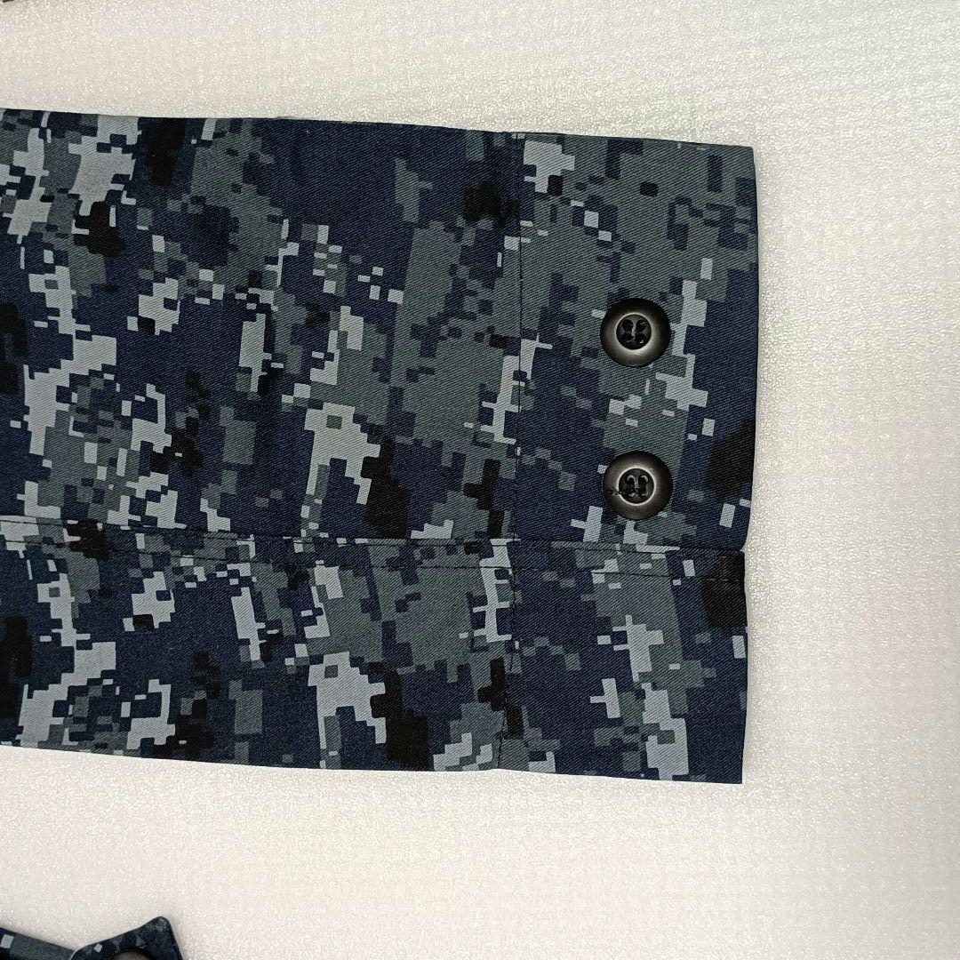 アメリカ海軍　デジタル迷彩　NWU　青色ジャケット