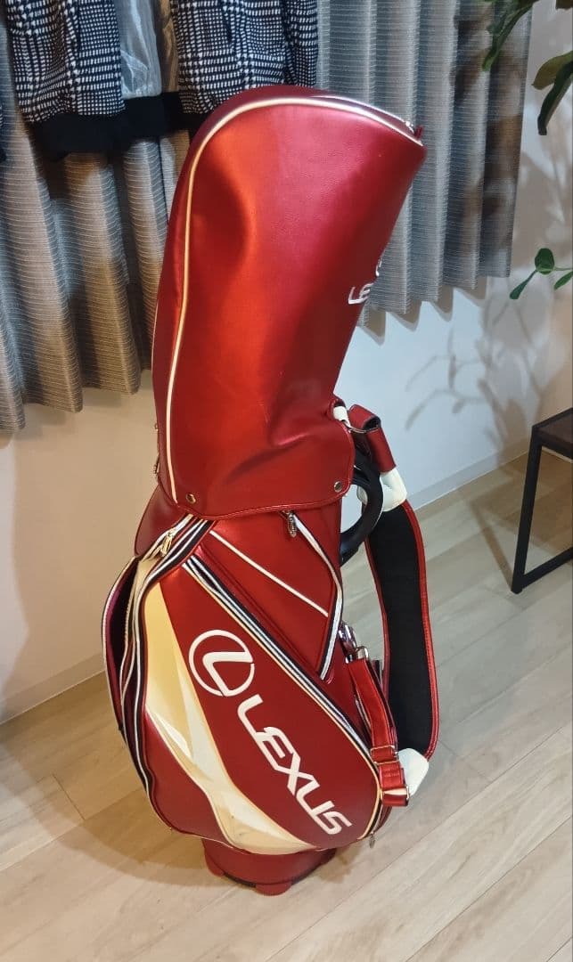 ★値下げ★LEXUS 赤 キャディバッグ