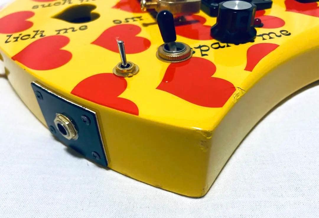 BURNY YH-JR hideモデル アンプ内蔵 モッキンバード ギター