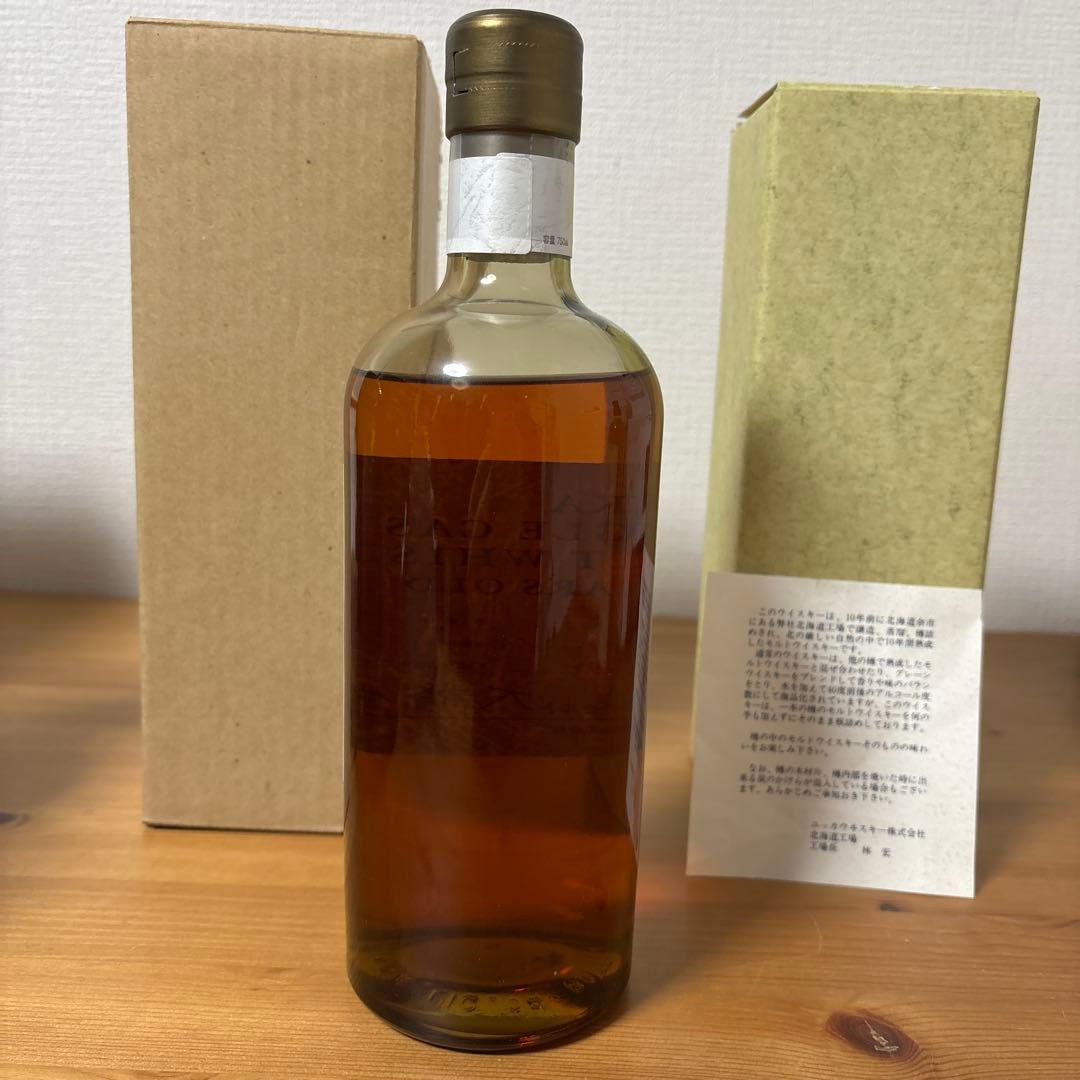 ニッカウイスキー　余市1988 シングルカスクモルトウイスキー　10年　冊、箱付