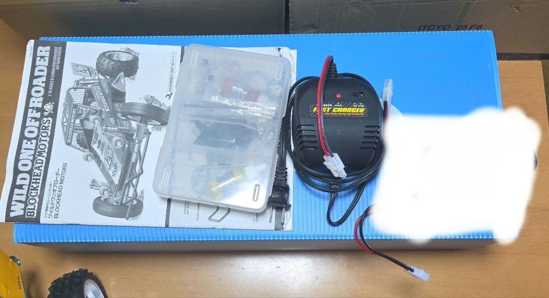 タミヤ1/10ワイルドワンオフローダーセット　ラジコン　走行済み　通電確認済み