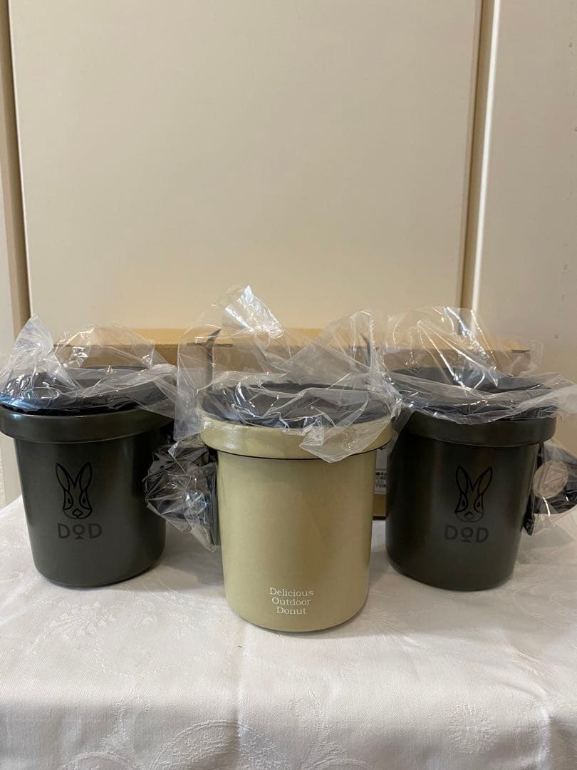 新品未使用　DOD 放浪ソロリマグ（タン×1・カーキ×2）