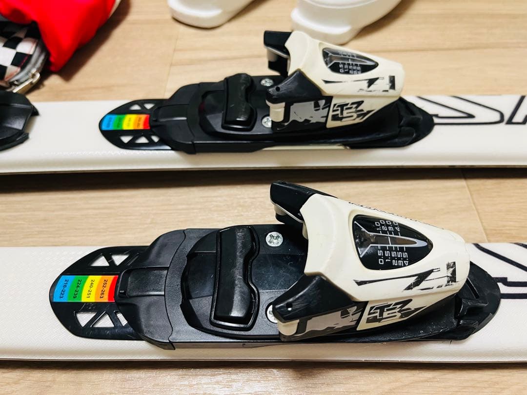 【子供スキーセット】SALOMON 130cm ブーツ ストック他 ケース付属