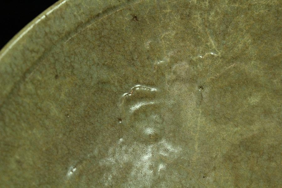 中国美術 内花紋 碗 φ17cm(K-LC484)