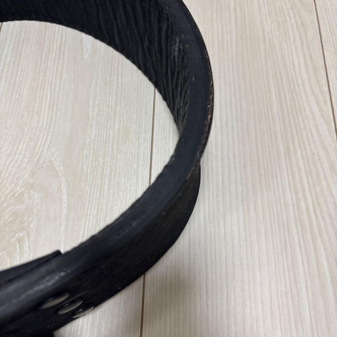 IRON TANK パワーベルト 黒 レザー