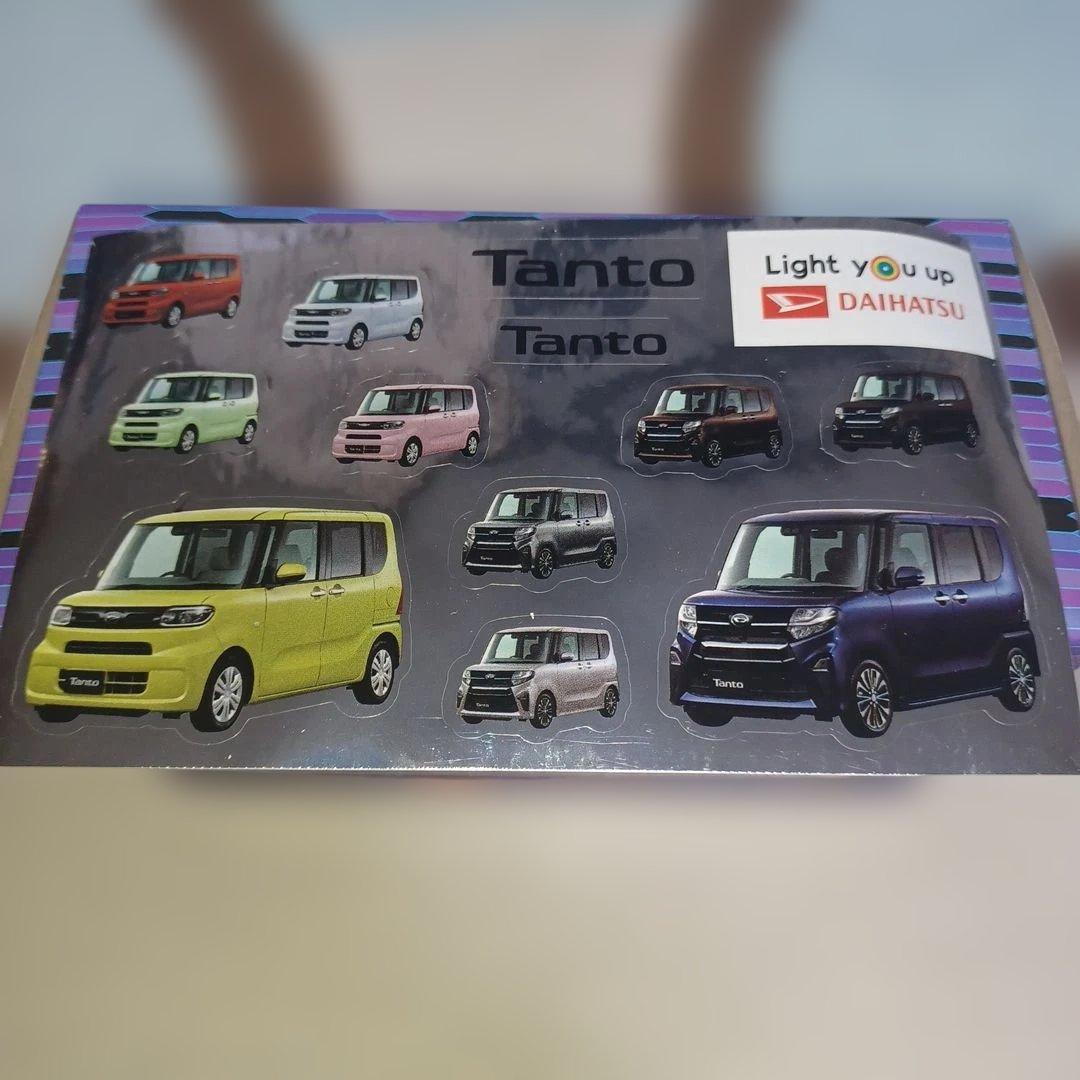 ダイハツ　　タント　　ブラック & ワインレッド　２種類セット　　プルバックカー