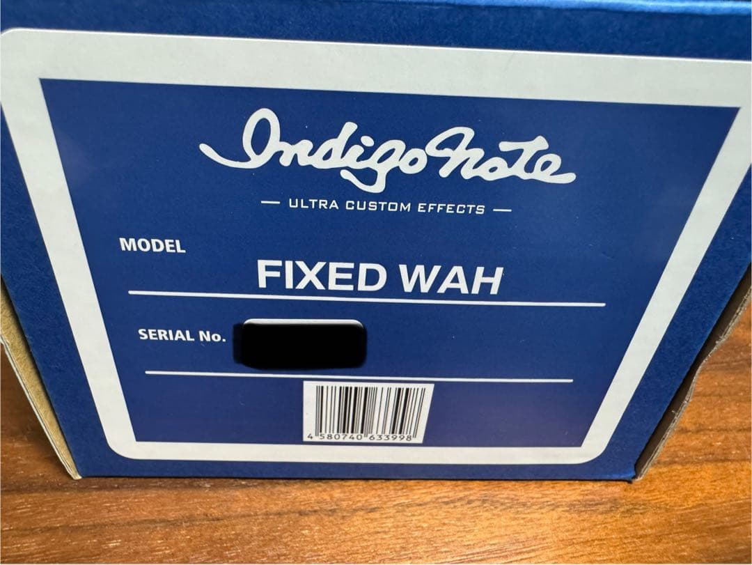 Indigo Note FIXED WAH ギターエフェクター