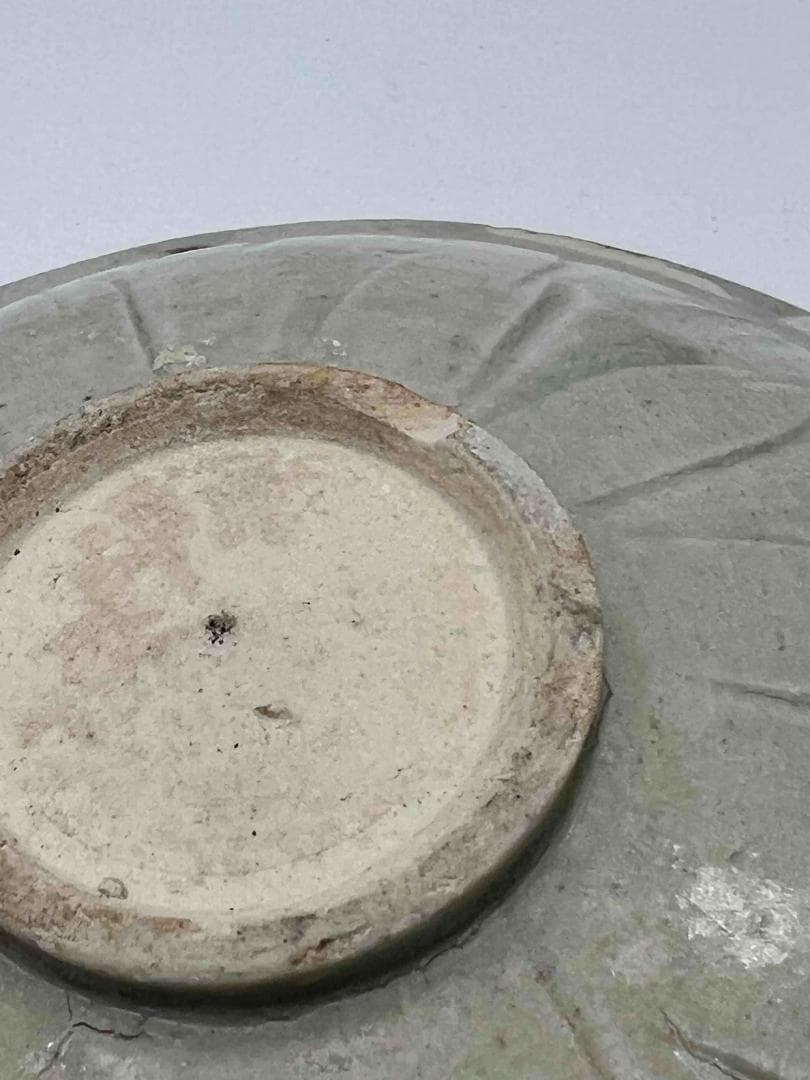 北宋時代　青白磁刻花皿 盞　景徳鎮　唐物　影青 古賞物(E-90)