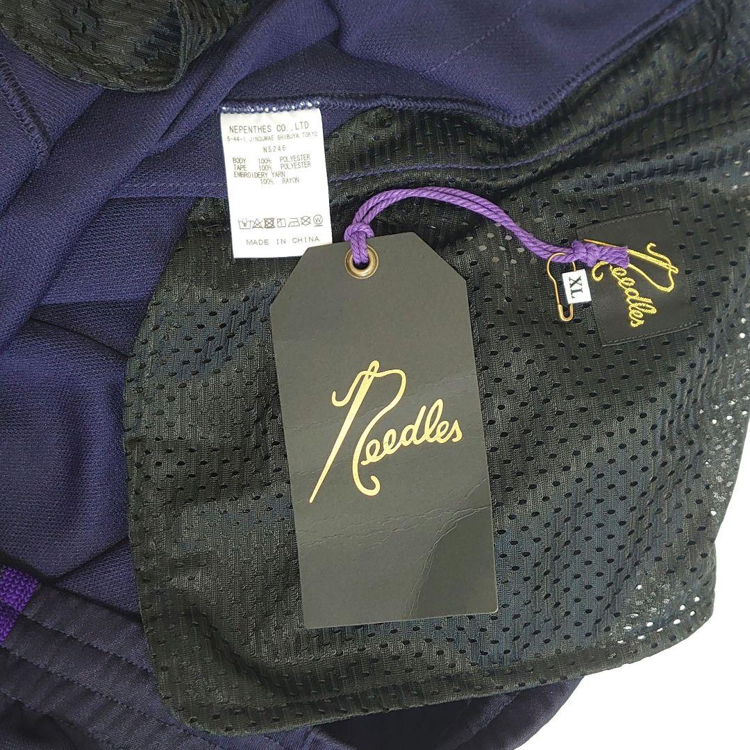 【未使用タグ付き】ニードルス　Needles　ジャージパンツ　ネイビー　XL